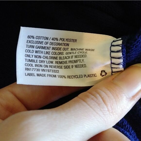 Wild Fable Purple Drop Shoulder Cropped Hoodie - Picture 5 of 5